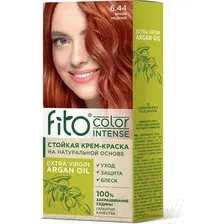 Крем-краска для волос "Fito Сolor Intense" тон: 6.4, насыщенный медный