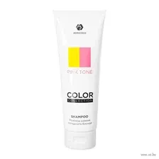Оттеночный шампунь для волос "Color Collection Pink Tone. С кератином и маслом камелии" (250 мл)
