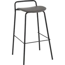 Стул Stool Group Mantis (экокожа темно-серый)