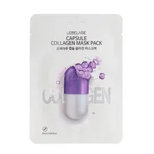 Тканевая маска для лица LEBELAGE Capsule Collagen Mask Pack c коллагеном