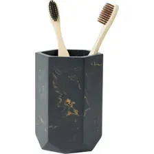 Стакан для зубной щетки и пасты FORA Anthracite FOR-ANT044