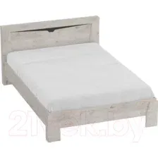 Каркас кровати Мебельград Соренто 120x200 (дуб бонифаций/кофе структурный матовый)