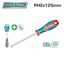 Отвертка крестовая PH2x125мм TOTAL TSDPH2125