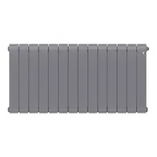 Биметаллический радиатор Royal Thermo Infinity 500 Silver Satin (14 секций)