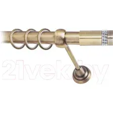 Карниз для штор Lm Decor Имидж 116 1р гладкий (антик, 2м)