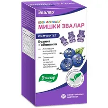 БАД Эвалар Бэби Формула Мишки Иммунитет (30 пастилок)