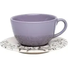 Чашка с блюдцем Oxford Unni Shape Lilac 102957 AY04-5625