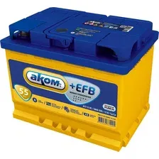 Автомобильный аккумулятор AKOM EFB 55e (55 Ач)