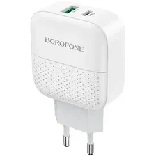 Сетевое зарядное Borofone BA46A (белый)