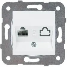 Розетка компьютерная Panasonic Karre Plus WKTT04042WH-BY