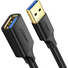 Удлинитель Ugreen US129 30125 USB Type-A - USB Type-A (0.5 м, черный)