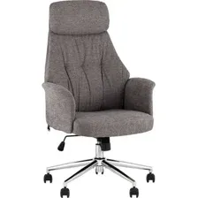 Кресло офисное TopChairs Neoma (темно-серый, ткань)