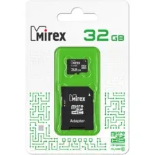 Карта памяти Mirex microSDHC (Class 10) 32GB (13613-AD10SD32)