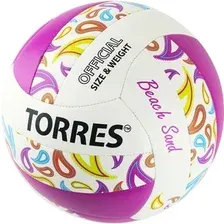 Мяч для пляжного волейбола Torres Beach Sand Blue V32085B (5 размер)