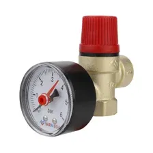 Предохранительный клапан 1/2" 1,5 бар с манометром VARMEGA VM16611