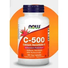 Vit C-500 100veg caps NOW