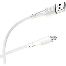 Кабель Borofone BX37 USB Type-A MicroUSB (1 м, белый)