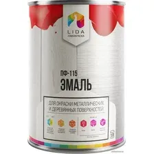Эмаль LIDA ПФ-115 1 л (светло-серый)