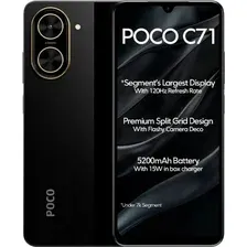 Смартфон Poco C71 3GB/64GB, черный