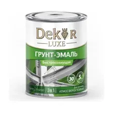 Грунт-эмаль Dekor Sprint 3 в 1 быстросохнущая 0.9 кг (черный)