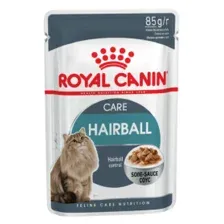 Пауч Royal Canin для вывода шерсти, кусочки в соусе, Hairball Care, 85 г