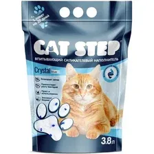 Наполнитель для туалета Cat Step Crystal Blue 3.8 л