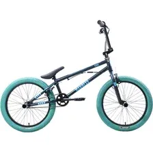 Велосипед Stark Madness BMX 2 2025 (темно-еловый/матовый голубой/голубой)