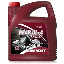 Трансмиссионное масло Favorit Gear 80W-90 GL-4 4л