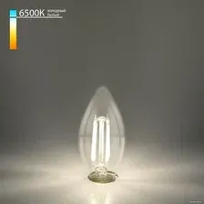 Светодиодная лампочка Elektrostandard Свеча C35 9W 6500K E14 CW35 прозрачный BLE1440