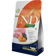 Сухой корм для кошек Farmina N&D Grain Free Pumpkin Lamb & Blueberry Adult Neutered (1.5кг)