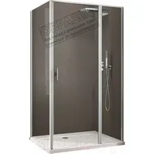 Душевой уголок Allen Brau Priority 140x80 304236 (серебро браш)