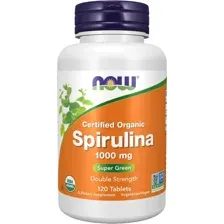 Organic Spirulina 1000 mg, 120 капс