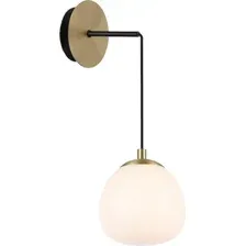 Светильник Ambrella LH51005 SGD/BK/FR (золотой песок/черный/белый матовый)
