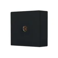 Розетка ТВ оконечная чёрный бархат Lezard LETO 752-4200-130