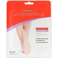Маска для ног Jigott Vita Solution 12 Brightening Foot Peeling Pack Очищающая (2x15мл)