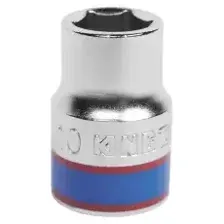 головка торцевая! стандартная шестигранная 3/8, 10 мм 333510M KING TONY