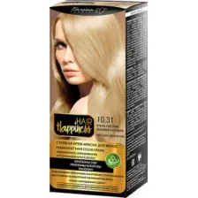 Крем-краска для волос Белита-М Hair Happiness Стойкая тон № 10.31 (очень светлый бежевый блондин)