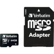 Карта памяти QUMO microSDXC QM64GMICSDXC10U3 64GB