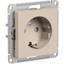 Розетка Systeme Electric AtlasDesign ATN001245 (песочный)