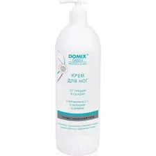 Крем для ног Domix Green От трещин и ссадин с вит. F, E, D-пантенолом и колл. серебром (1л)