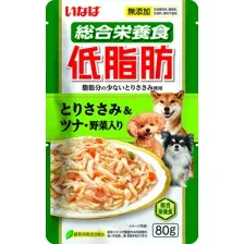 INABA Teishibo Куриное филе и тунец Кацуо с овощами 80 г х 12 шт