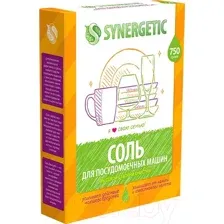 Соль для посудомоечных машин Synergetic Высокой степени очистки (750г)