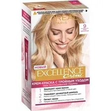 Крем-краска для волос L'Oreal Excellence 9.0 Очень светло-русый