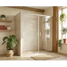 Душевая дверь MaybahGlass 195x210 MGD-1839-5 (прозрачное стекло/хром матовый)