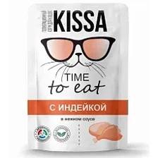 Kissa Пауч для кошек (Индейка в соусе) 75 г