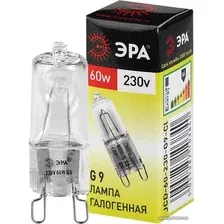 Галогенная лампа ЭРА G9-JCD-60-230V-CL C0027370