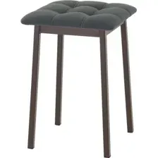 Табурет AMC Comfort 7К2.16 (кожзам, антрацит/коричневый)