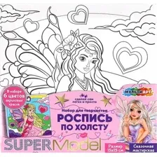Набор для творчества MultiArt Холст для росписи Топ модель / CANV15X15-TOP