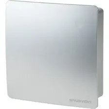 Вентилятор накладной Sparkvent С коротким патрубком MZ-100 SS / MZ04-SI (базовое управление, серебристый матовый)