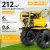 Мотоблок бензиновый Garvill MCP-427K-19 Extreme (колеса 19-7x8)